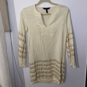 BCBGMaxazria Cover-up with metallic accents